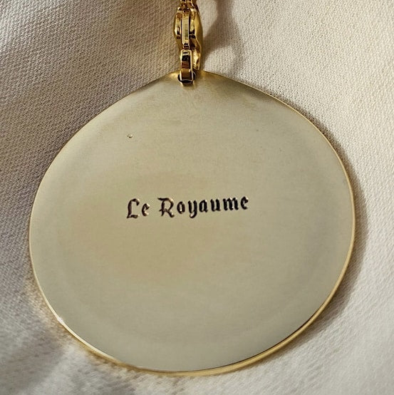 Breloque " le Royaume " en laiton de 3 cm ( à l&