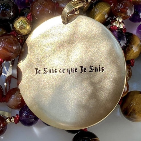 Breloque "souveraineté " en laiton de 3 cm ( à l&