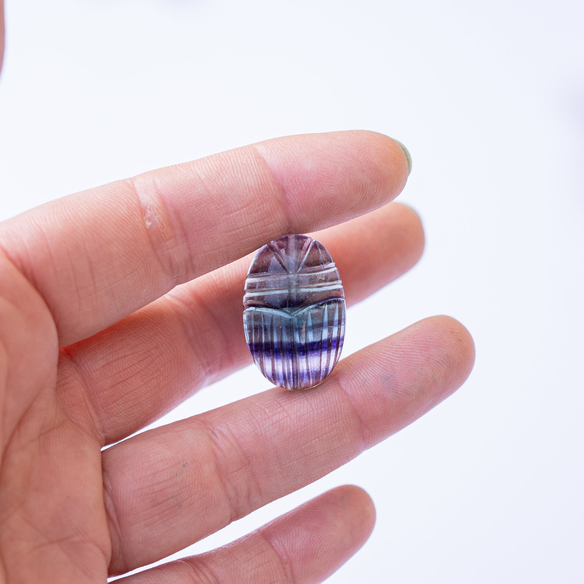 Les " Nidhih " scarabée en Fluorite de 2,5 cm au choix ( à l&