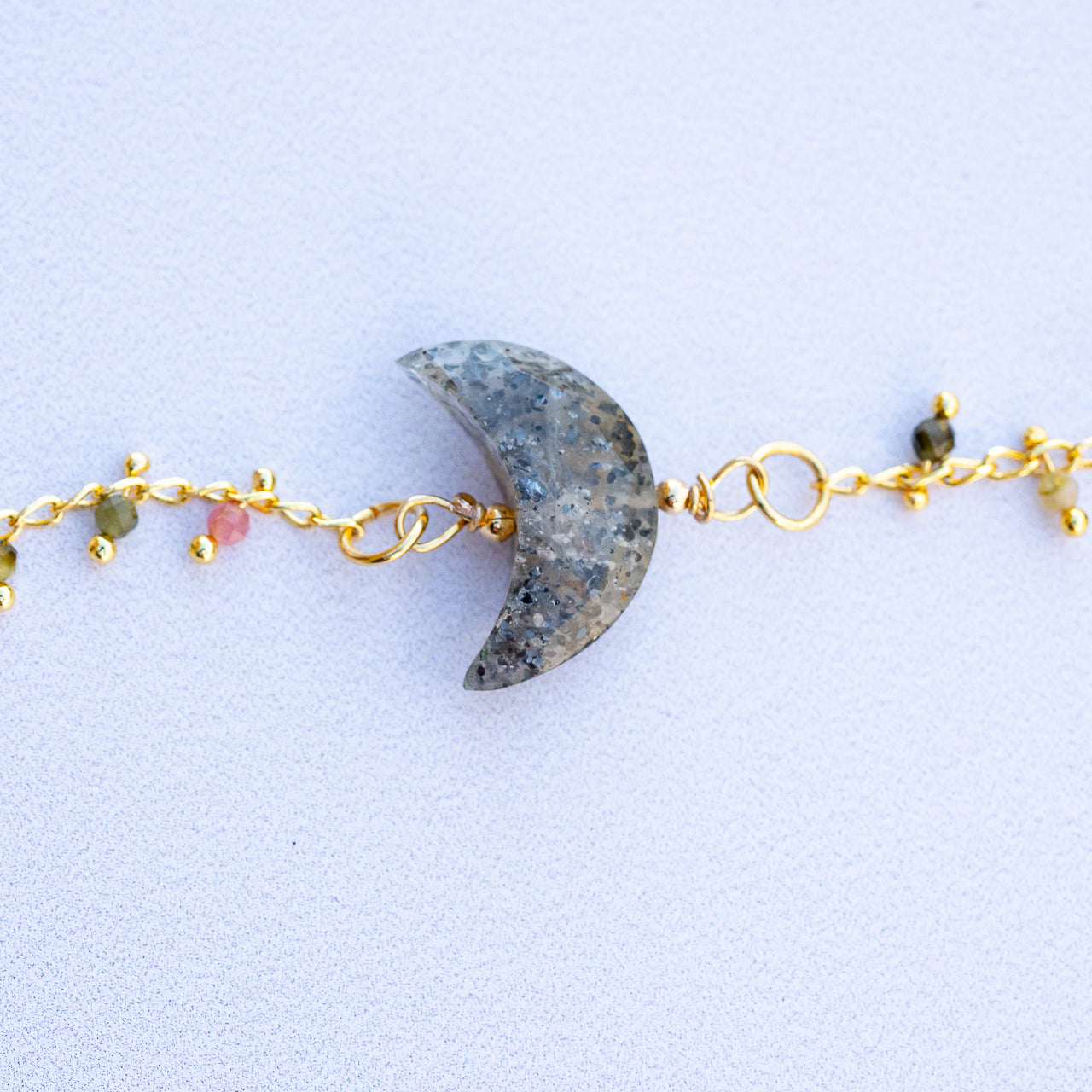 Les " Nidhih " lunes en Quartz à Graphite de env 17 mm ( à l&