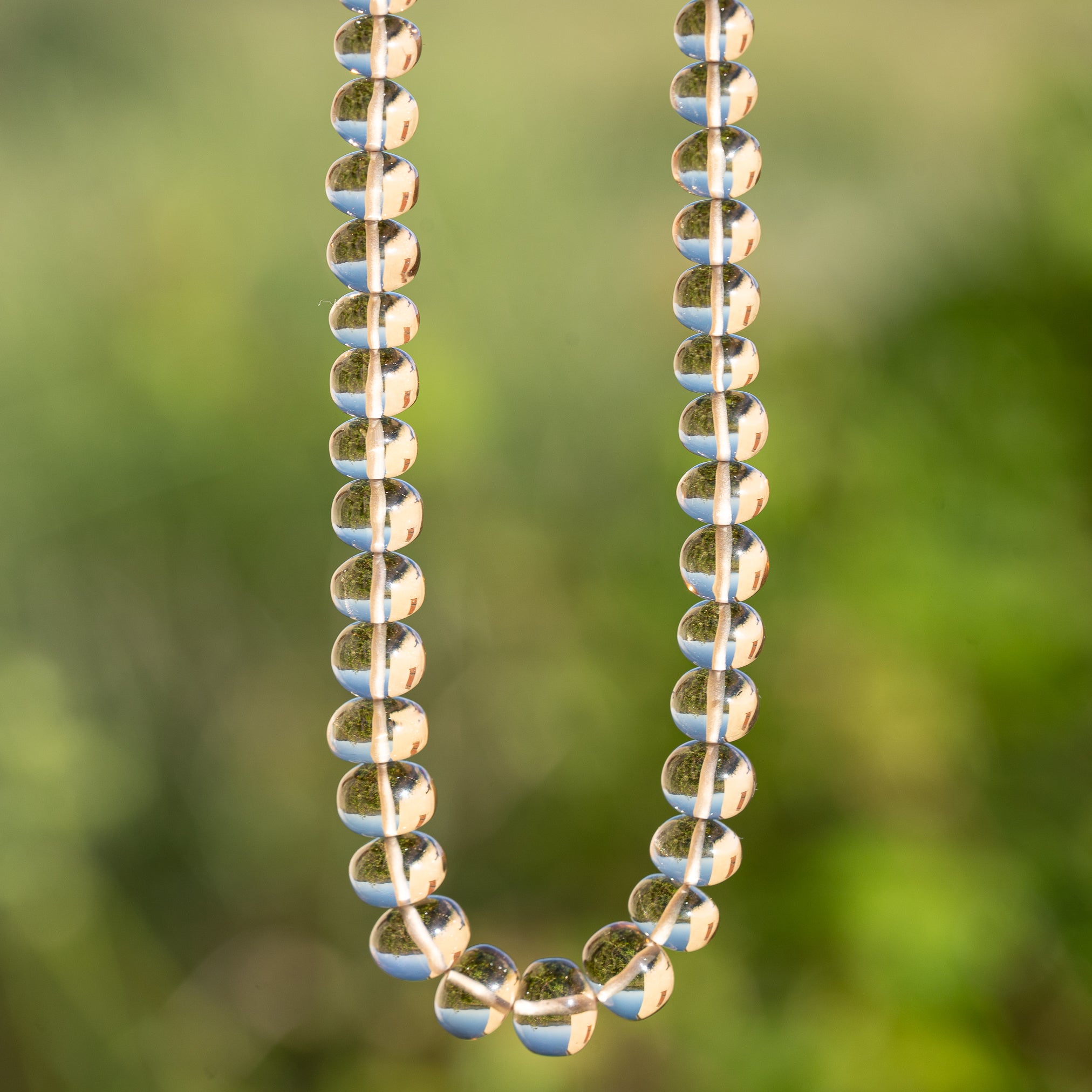 Perles rondelles lisses de Citrine naturelle de 5 à 8,5 mm ( lot de 2 perles )