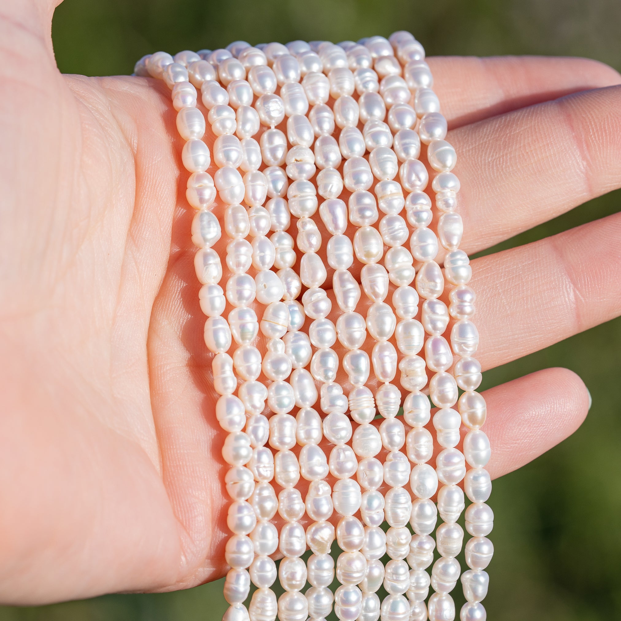 Perles forme irrégulière en perles d&