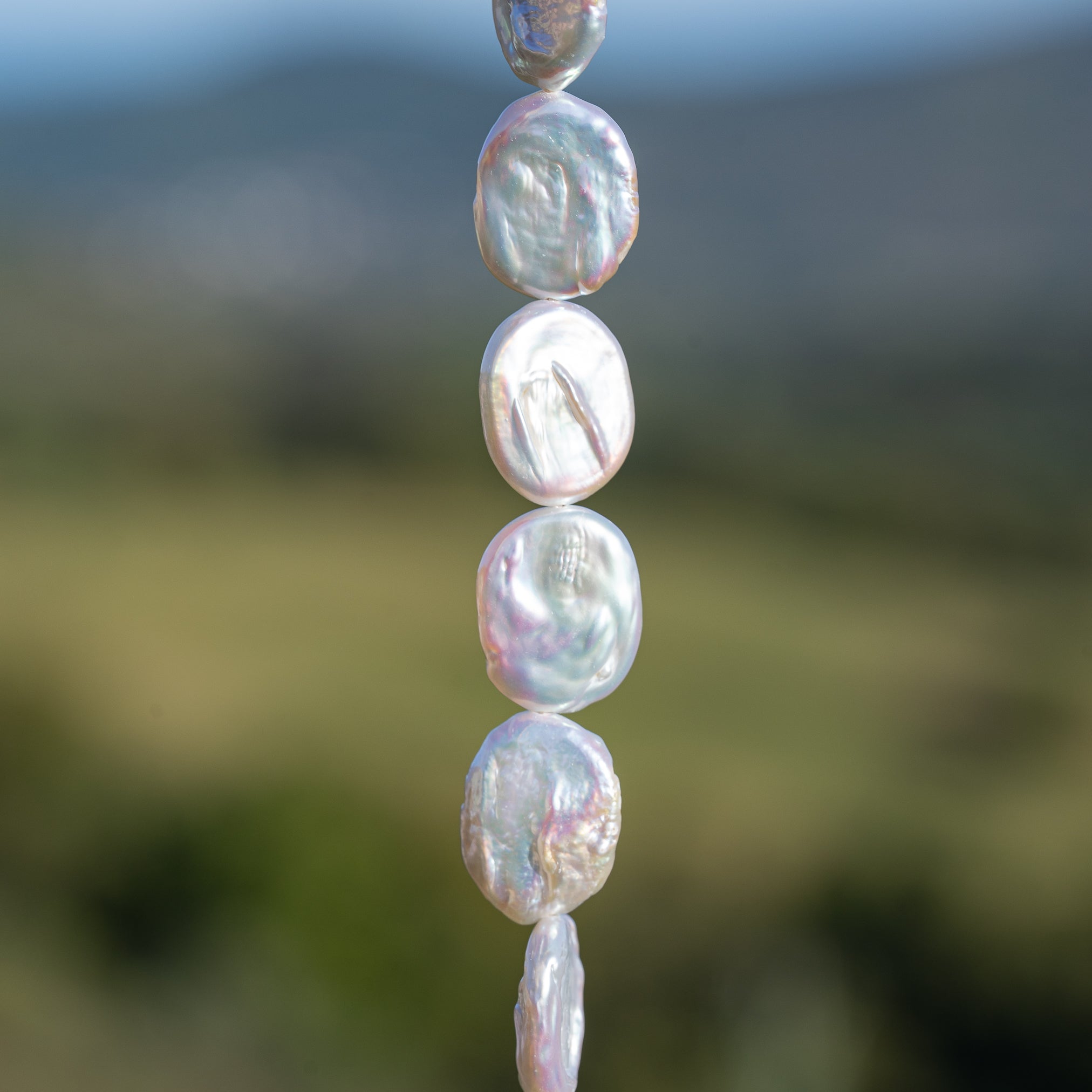 Perles pépites ovales/rectangles en perles d&