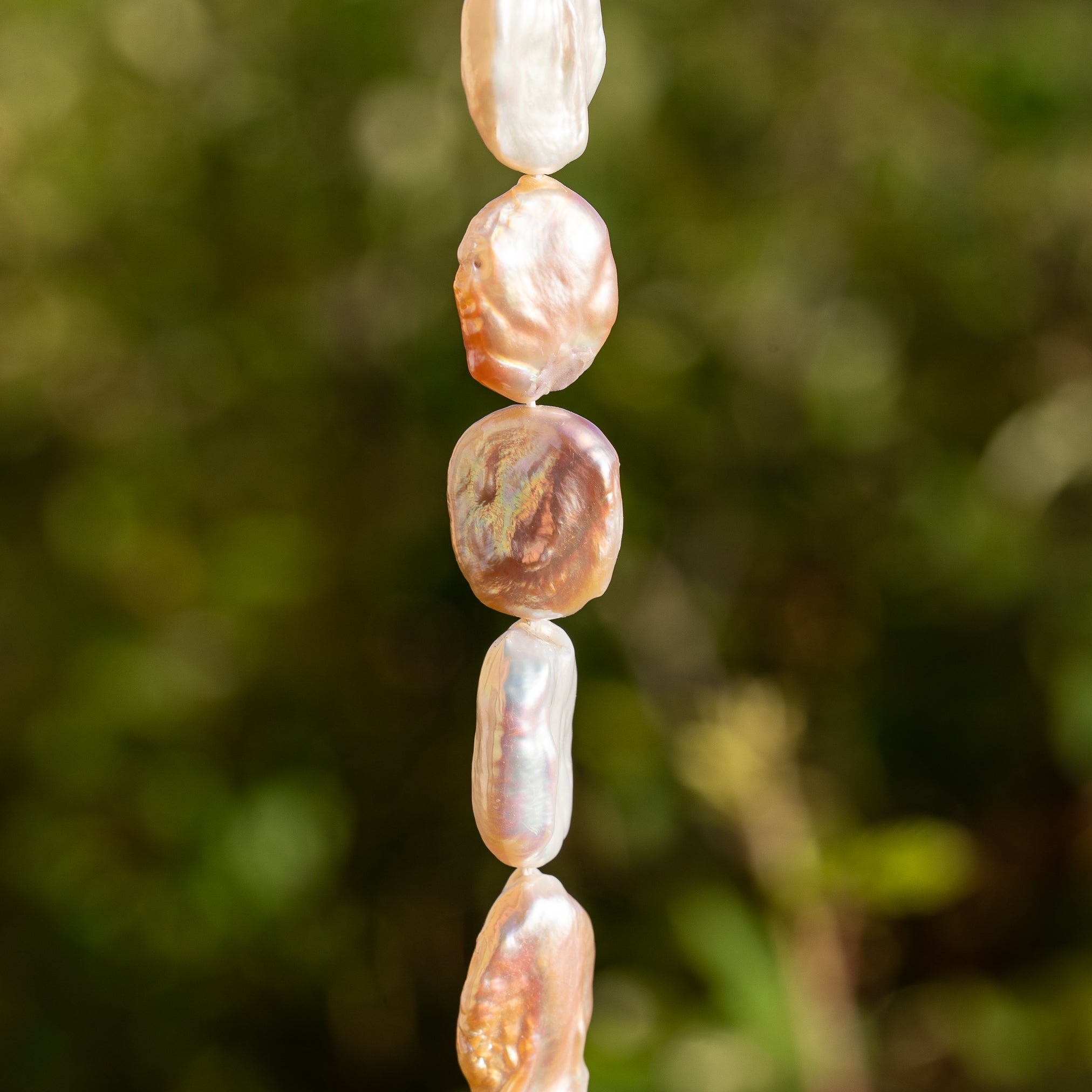 Perles pépites ovales en perles d&