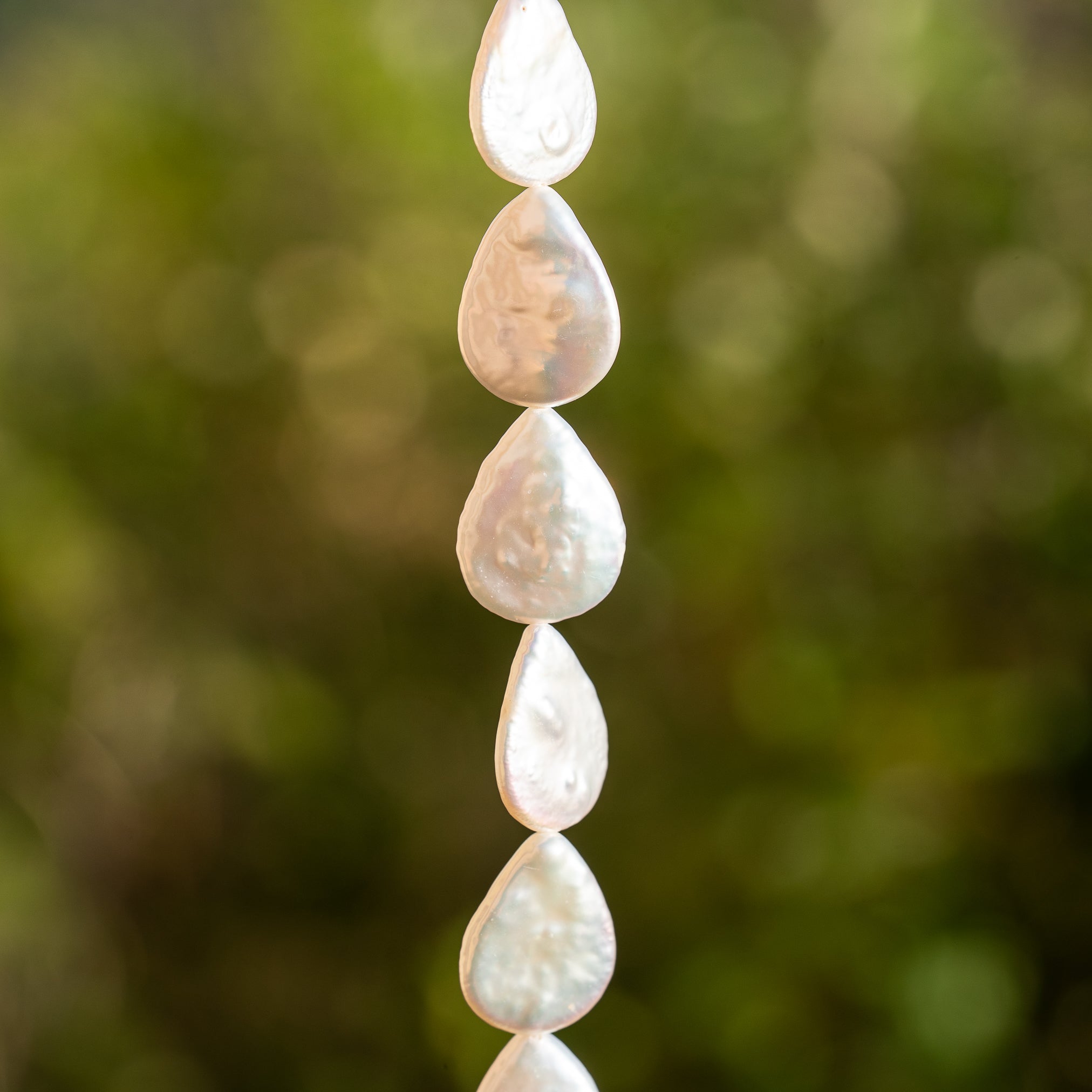 Perles gouttes plates en perles d&