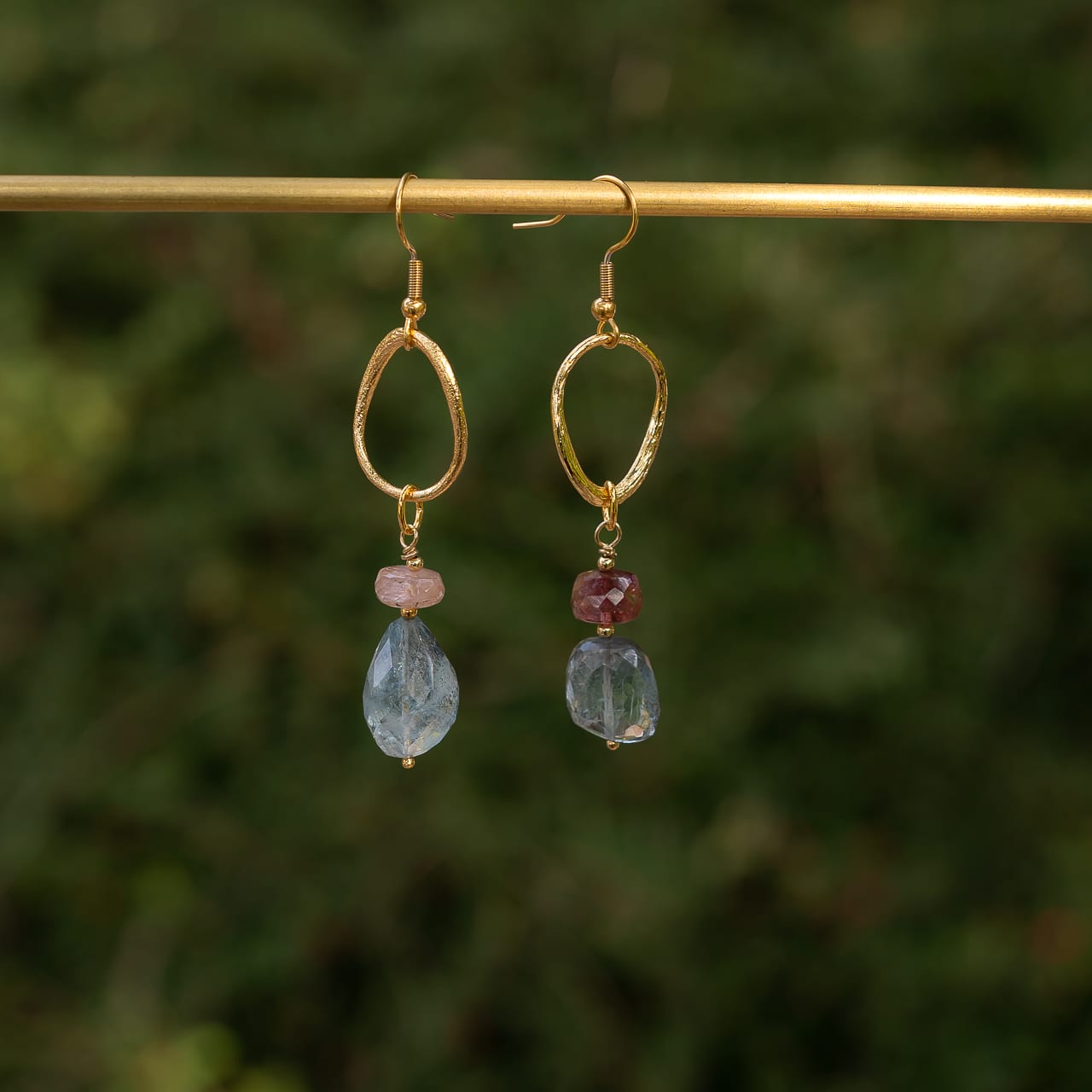 Anneaux ovales fermés connecteurs laiton plaqué or de 21 mm ( à l&