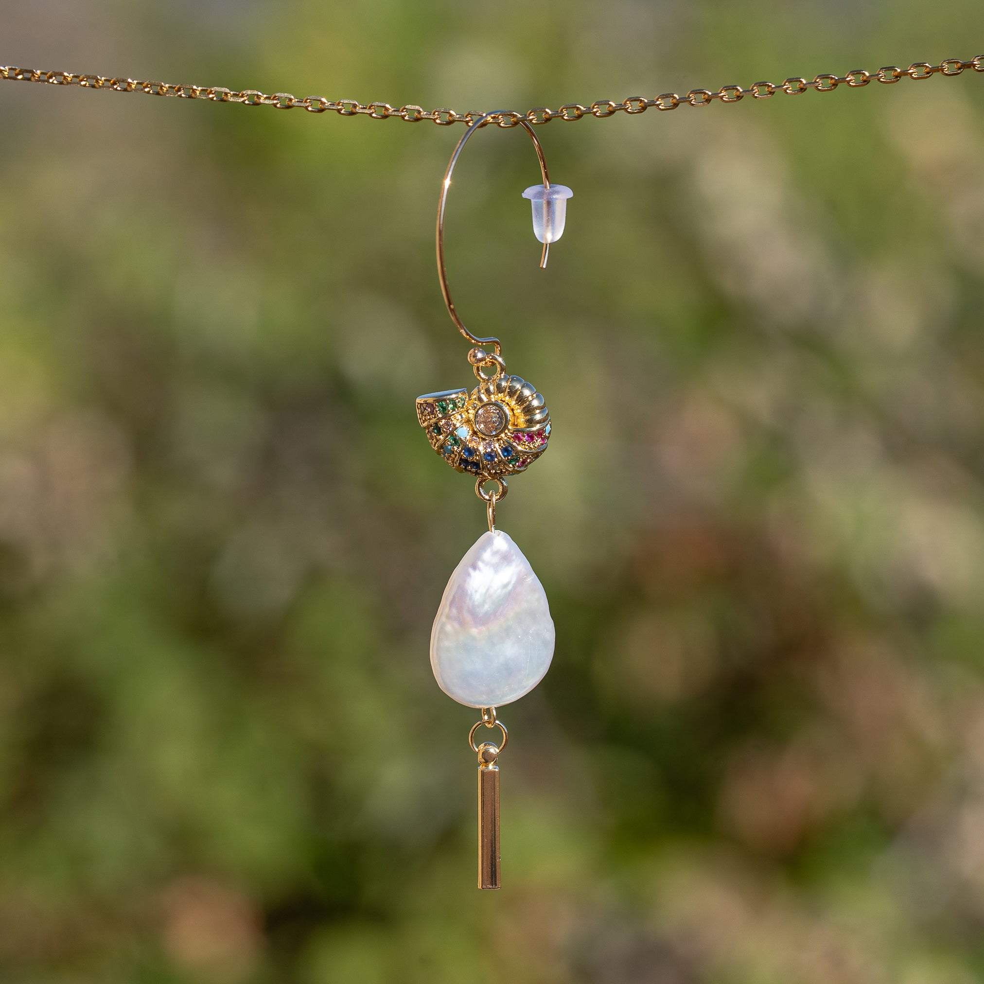 Perles gouttes plates en perles d&