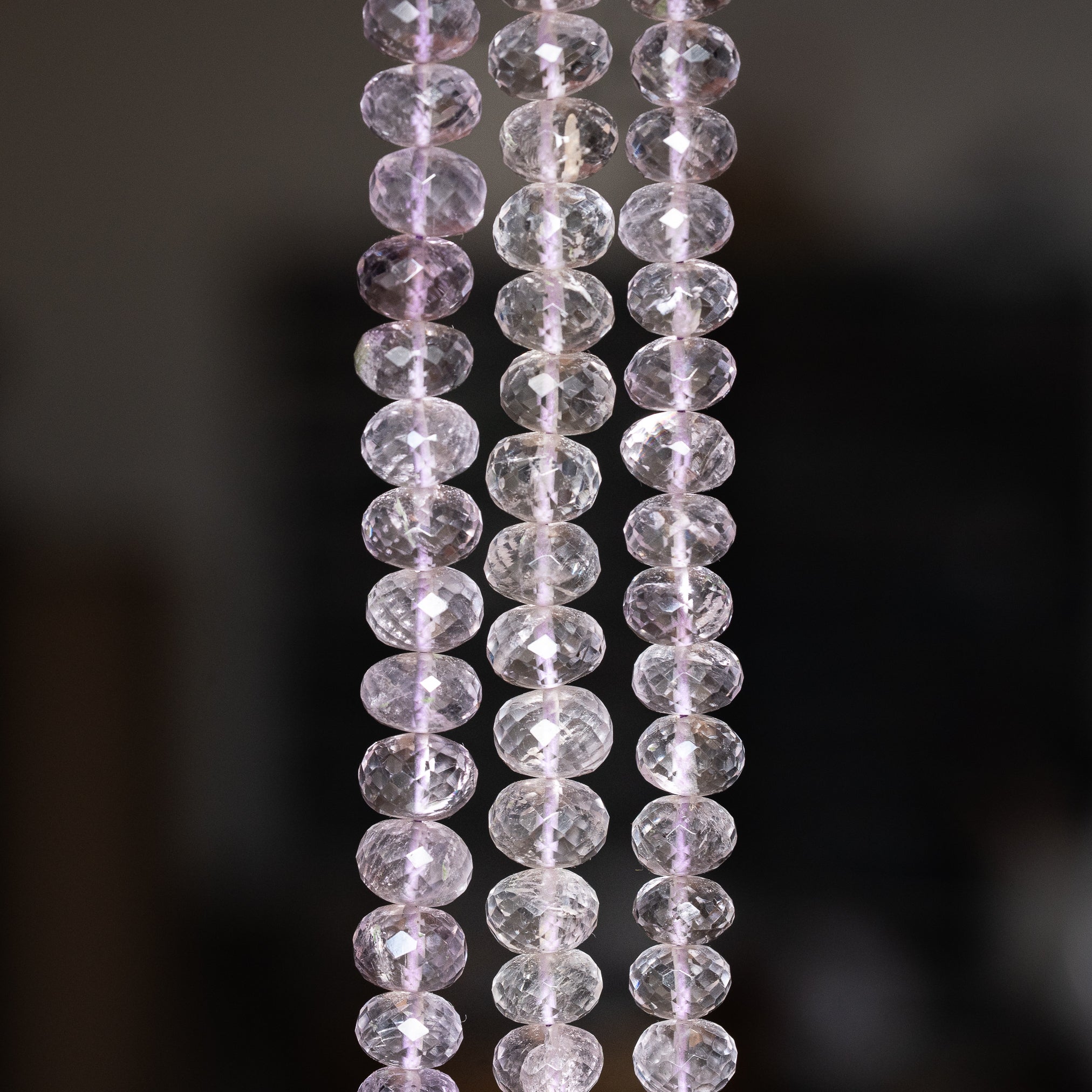 Perles rondelles facettes AA d&