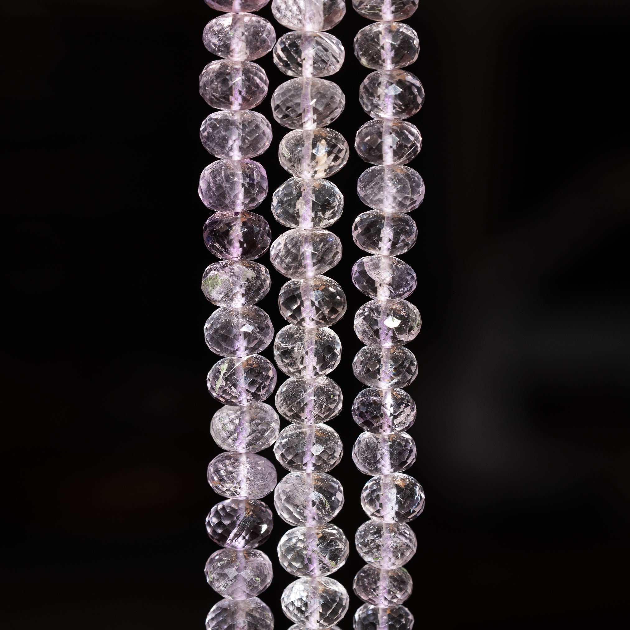 Perles rondelles facettes AA d&