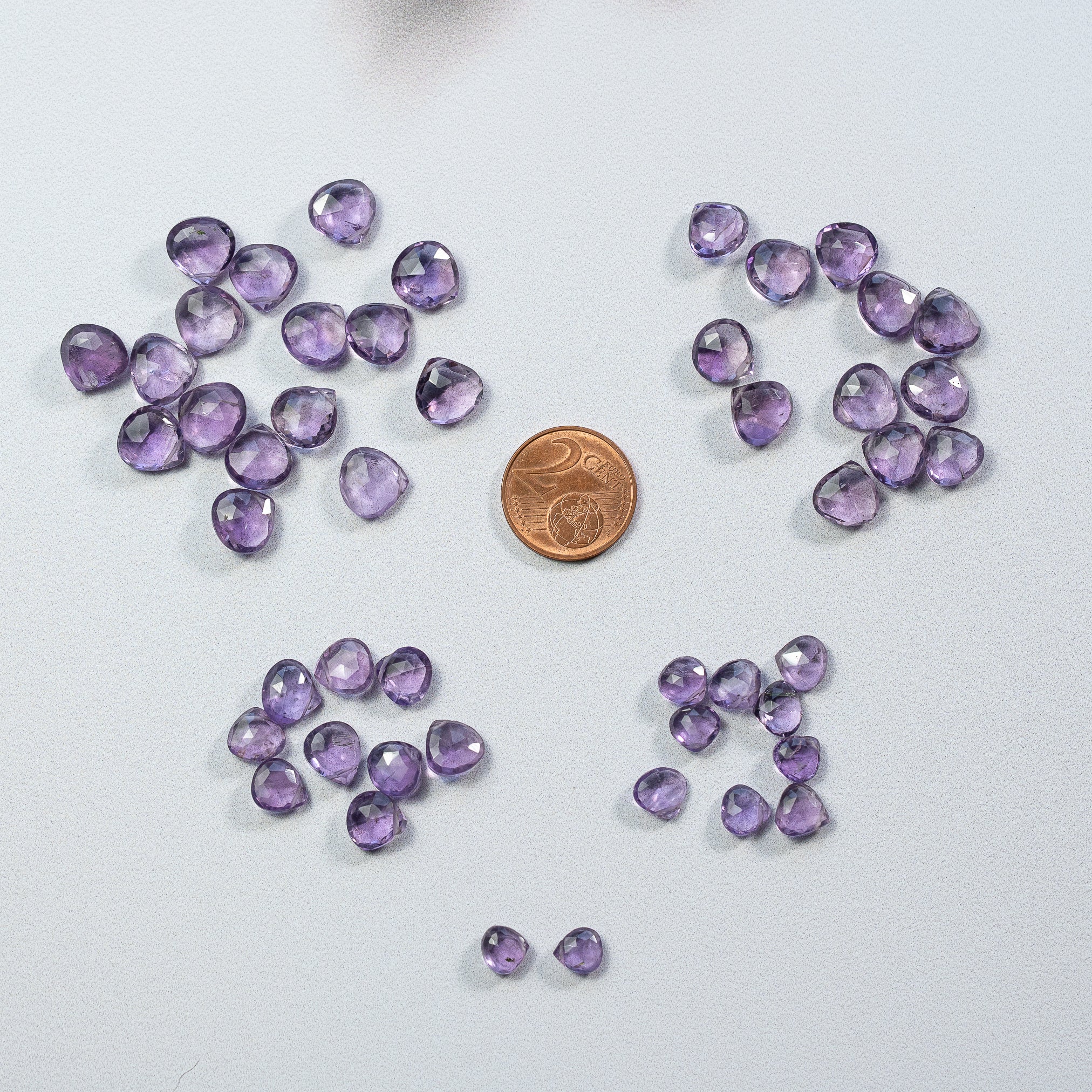 Perles gouttes facettes AA d&