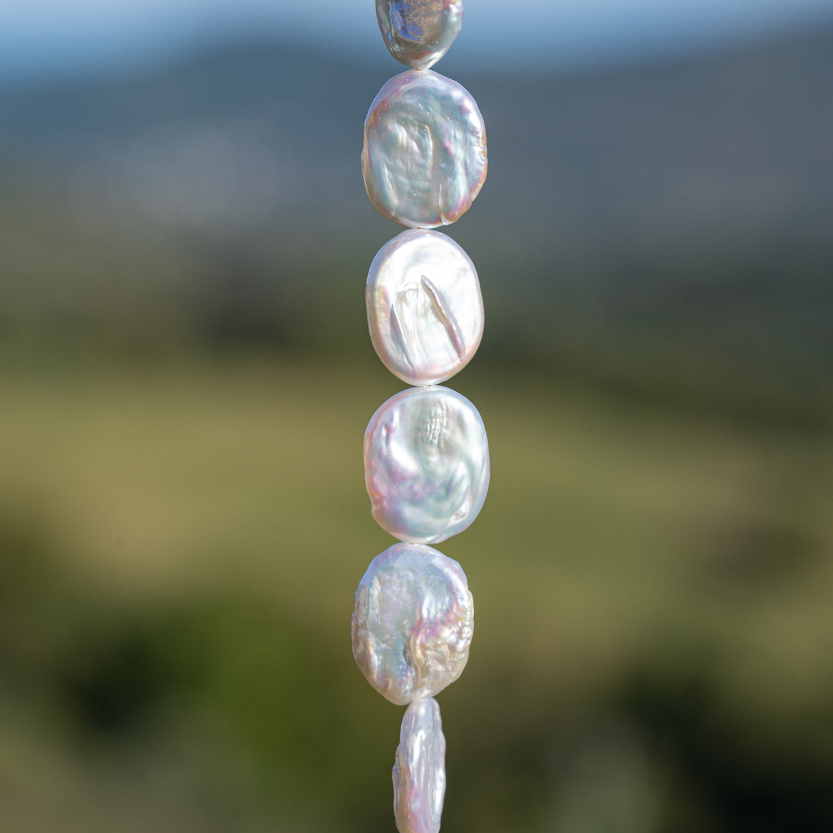Perles pépites ovales/rectangles en perles d&