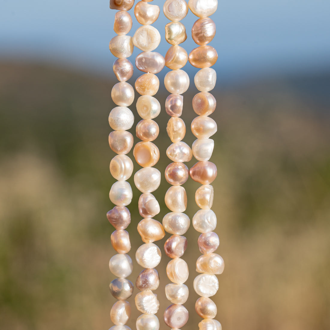 Perles forme irrégulière en perles d&