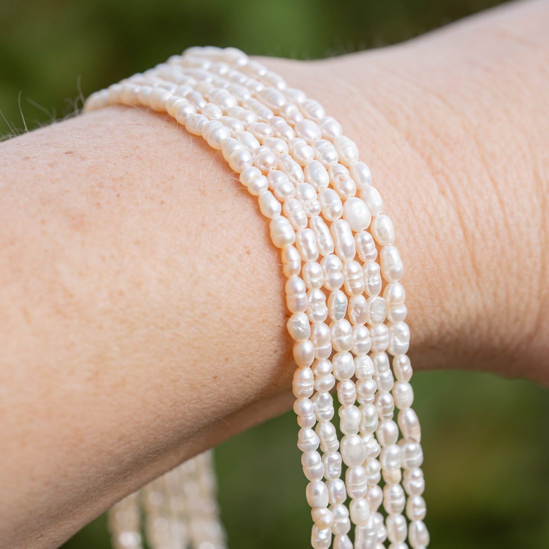 Fines perles forme irrégulière en perles d&