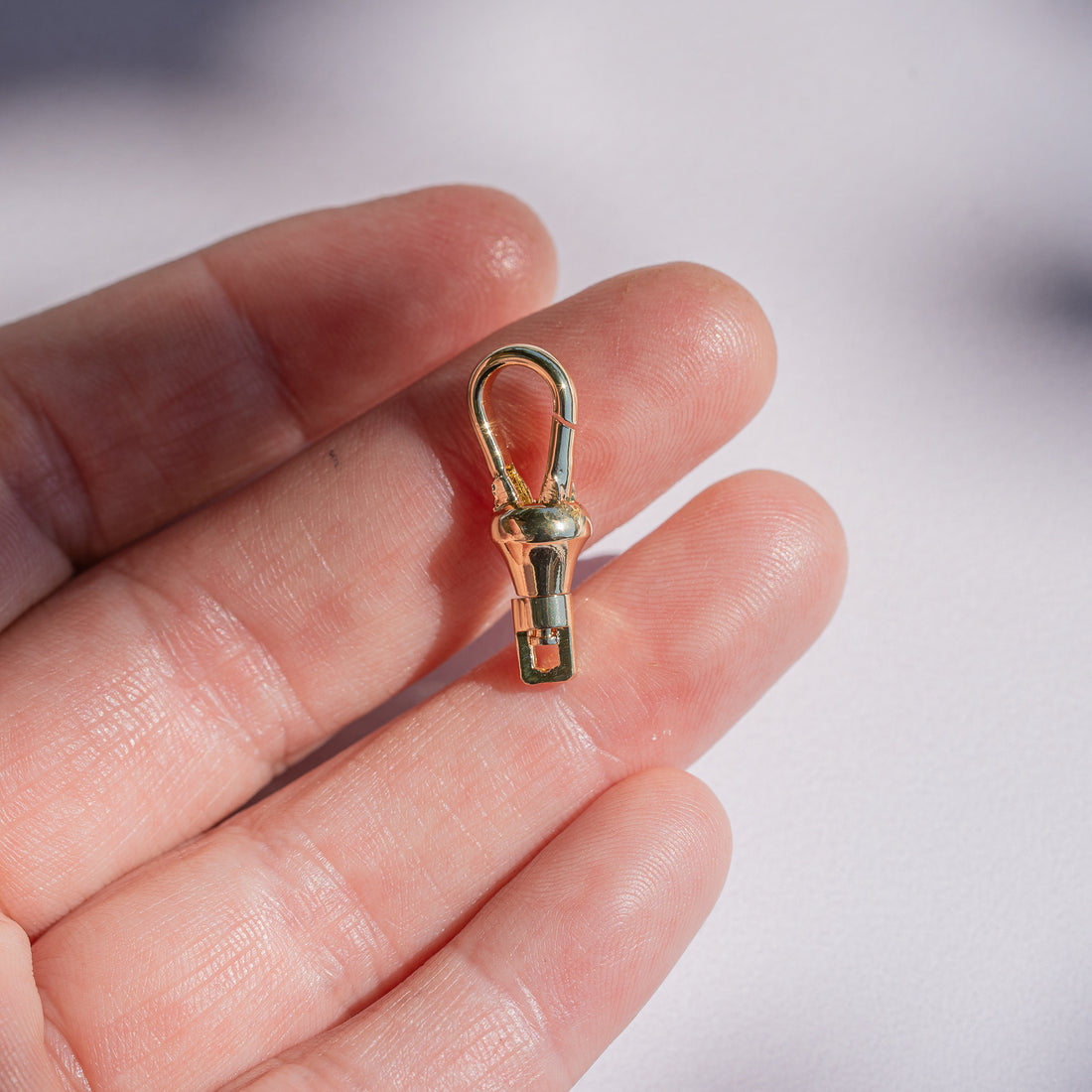 Fermoirs à ressort pivotant en laiton plaqué or 18k de 23,5 mm ( à l&