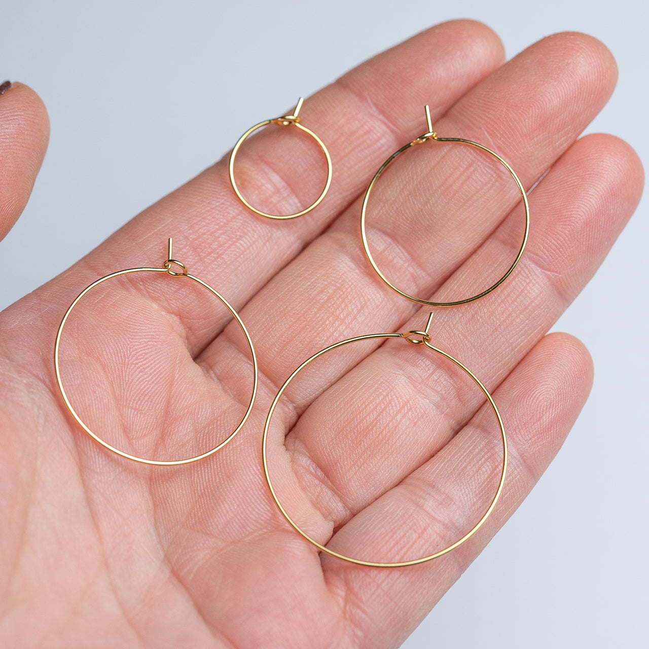 Boucles d'Oreilles Créoles Torsadées en Or Jaune 10k Rondes Boucles d'Oreilles Créoles Torsadées en Or Jaune 10k Rondes