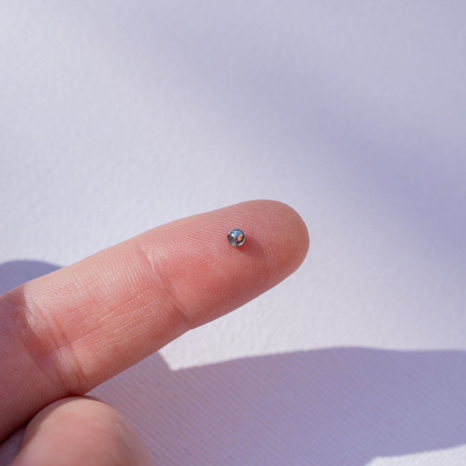 Perles rondelles lisses acier inoxydable couleur acier de 3 x 2 mm ( lot de 10 )