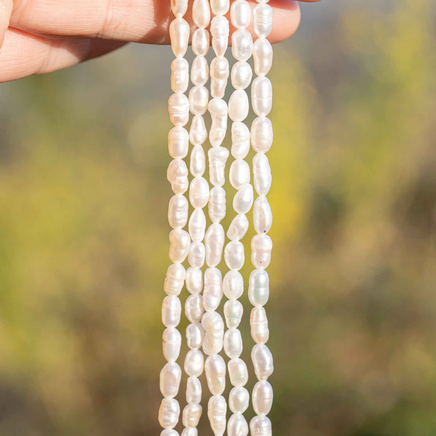 Perles forme irrégulière en perles d&